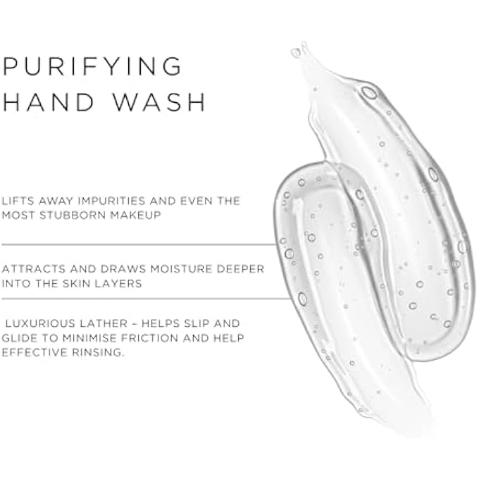 OLVERUM GENTLY CLEANSING & PURIFYING LIQUID HAND WASH. A SULPHATE FREE DENSELY LATHERING CLEANSER. SUITABLE FOR ALL SKIN TYPES, 250ML - Image 2